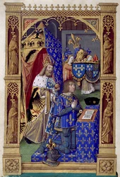 XII. Lajos Franciaország VIII. Károly francia király órakönyve, 1494 és 1496 között