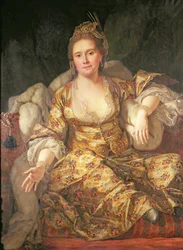 Annette, Vergennes grófnője keleti viseletben