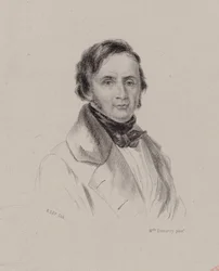 Joseph Bernard Woets zongoraművész és zeneszerző portréja 1783-1878 , c. 1830.