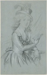 Marie Magdalene Charlotte Ackermann színésznő portréja (1757-1775)