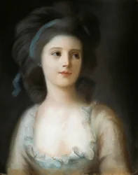 Zofia Potocka-Witt grófnő 1760-1822 portréja.