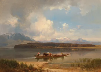 Német: Chiemsee-tó ősszel