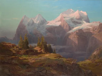 Wengeralpe a Berni Oberlandban (Eiger, Mönch és Jungfrau)