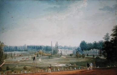Ris-Orangis kastélya és parkja, 1811 körül (wc papíron)