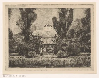 A hágai Huis ten Bosch-palota hátulja