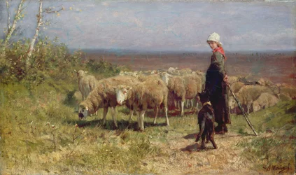 Pásztorlány (olaj, vászon)