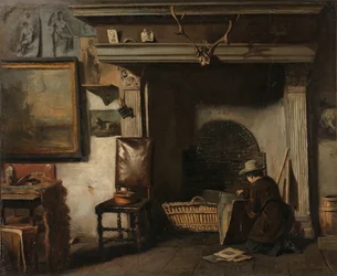 Pieter Frederik van Os haarlemi festő műterme Pieter Frederik van Os haarlemi festő műterme