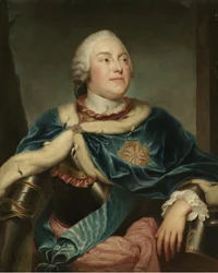 Frederick Christian szász választófejedelem 1722-1763 portréja