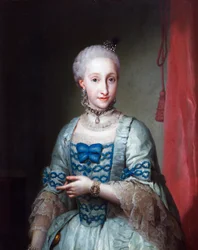 A spanyol Infanta Maria Josefa portréja, Anton Raphael Mengs, festmény