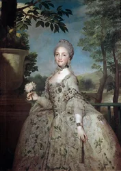 Marie Louise pármai, asztúriai hercegnő portréja (olaj, vászon