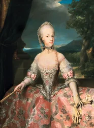 Az osztrák Mary Carolina portréja (Mary Carolina, Maria Carolina