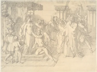Énekesek versenye a Wartburgon, c. 1853.