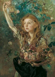 A rózsaszedő, c. 1883-1884.