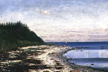 Vitorlás hajók Langeland partjainál