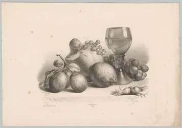 Csendélet üveggel, szilvával, citrommal, szőlővel és mogyoróval Flower and Fruit Studies (...) 10. epizód (sorozat címe)