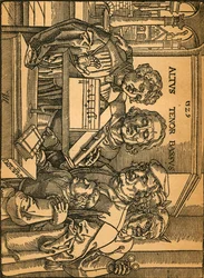 Anton Von Worms Anton Woensam ritka fametszete, 1899.