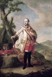 Habsbourg-Lotharingia II. József (1741-90), Szent-római császár teljes alakos portréja, 1765 körül