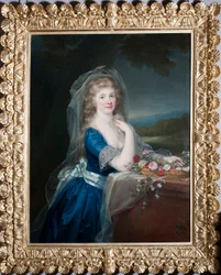 Anna Pieri Brignole-Sale portréja (Brignole Sale) (1765-1815) Anton von Maron festménye (1733-1808) Gének, új utcai múzeumok