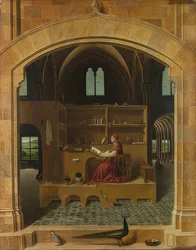 Szent Jeromos dolgozószobájában. 1475 körül.