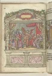Színpad allegorikus ábrázolással a Grote Marktnál, 1578