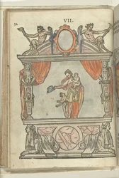 Színpad a szerelem megszemélyesítésével (Charitas), 1578