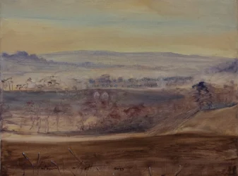 Seven eye bridge Somerton, 2023 (oil on canvas)
