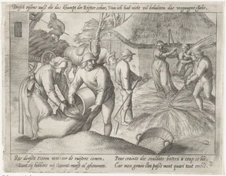 A gabona cséplése Gabonatermesztés (sorozat címe)