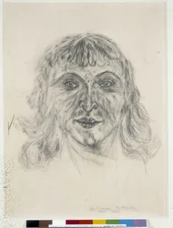 Mania Oifer portréja - 1947. május (dessin)