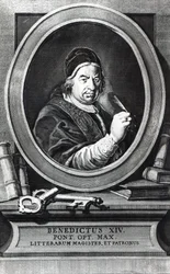 XIV. Benedek pápa (metszet)