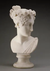 Egy táncos feje, 1820 (márvány)