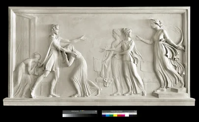 Telemachus visszatérése, 1787-90 (gipsz)