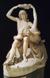 Antonio Canova (1757-1822) szerelmet koronázó Vénusz, gipszmodell