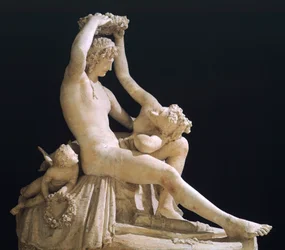 Antonio Canova (1757-1822) szerelmet koronázó Vénusz, gipszmodell