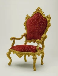 Fotel, 1730-40 (dió)