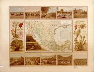 A Mexikói Egyesült Államok festői és történelmi atlasza. LOC 2008621671-11