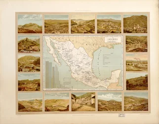 A Mexikói Egyesült Államok festői és történelmi atlasza. LOC 2008621671-12