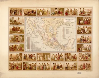 A Mexikói Egyesült Államok festői és történelmi atlasza. LOC 2008621671-5