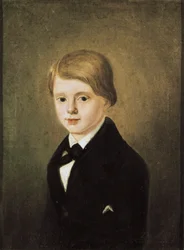 A fiatal Emilio CASTELAR (1832-1899) portréja