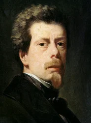 A művész önarcképe. Antonio Maria festménye ESQUIVEL Y SUAREZ DE URBINA (1806-1857), kb. 1856 Olaj, vászon Madrid, Prado Múzeum.