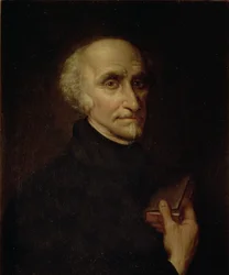 131-0795081/1 Pedro Calderon de la Barca (1600-81) spanyol költő és drámaíró portréja (olaj, vászon)