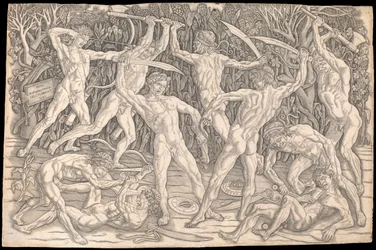 Meztelenek csatája, kb. 1470-90