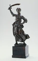 Judit, 1470 körül (bronz aranyozás nyomaival)