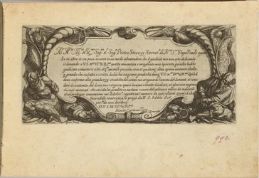 Frontispiece: Dedikáció Pietro Strozzinak
