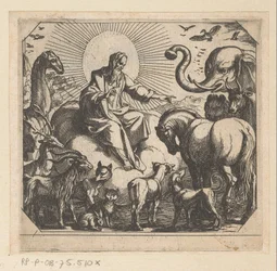 Isten teremti az állatokat a földön A lény