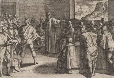 23. tábla: Konferencia arról, hogy milyen lépéseket kell tenni a rómaiak új csapataival szemben, 1611.