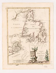 Terre Nuova és Cape Breton szigetei az új tervezetből 1778. LOC 73694665