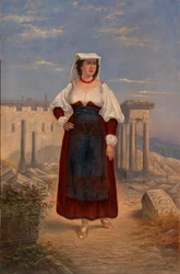 olasz nő, kb. 1890-1899.