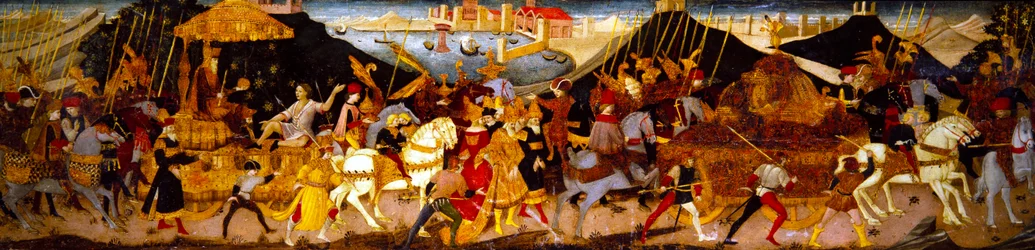 Cassone Panel, Caesar diadala (panelen)