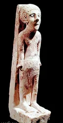 Egyiptomi hatású szobor, Ammanból, ie 900-500