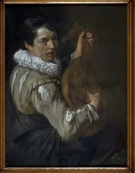 The Lant Player (olaj, réz)